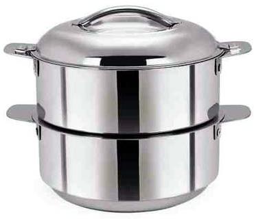 STACKABLE SPACE SAVER INSU SERVING POT, Color : STAINLESS STEEL - Mizaj ...