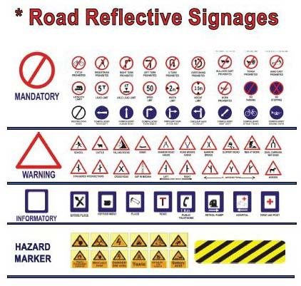 Road Reflector Signages