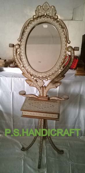 Wooden Folding Mirror
