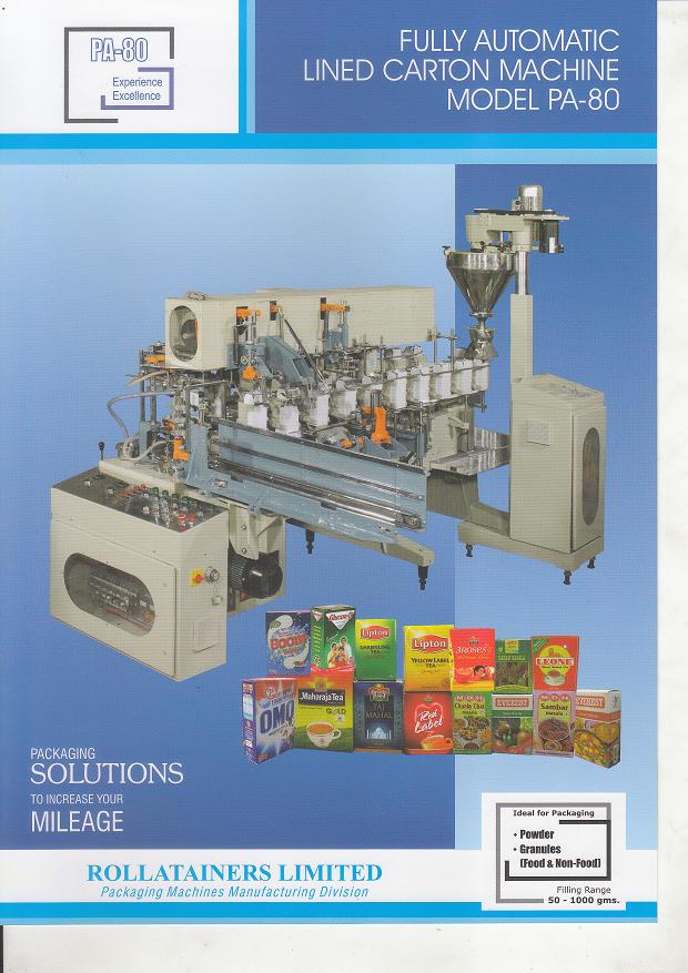 Spices Lined Carton Machines