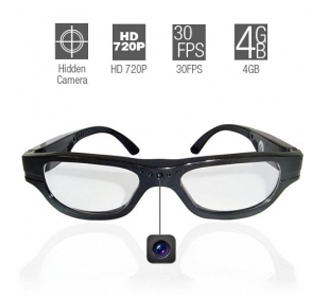 720P High Defination Glasses Camera
