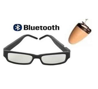 Spy Bluetooth Glasses With Nano Earpiece