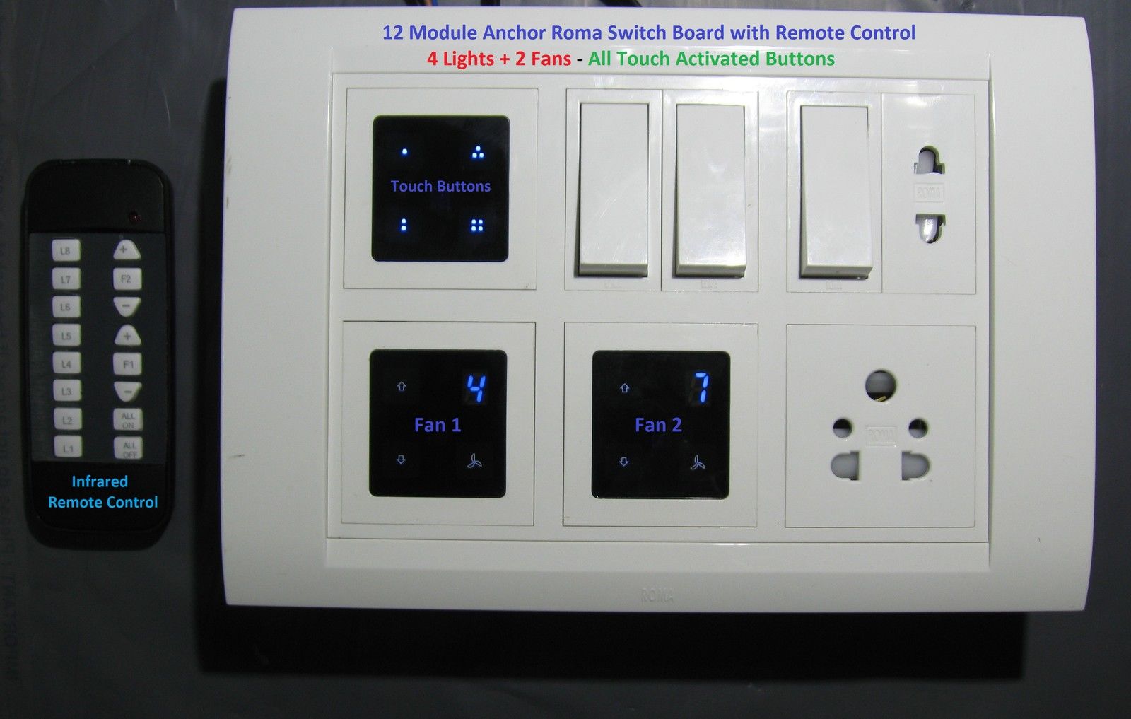 6 Module Switch Board