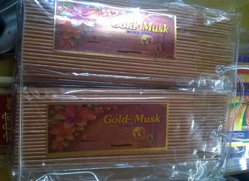 Gold Musk Incense Sticks
