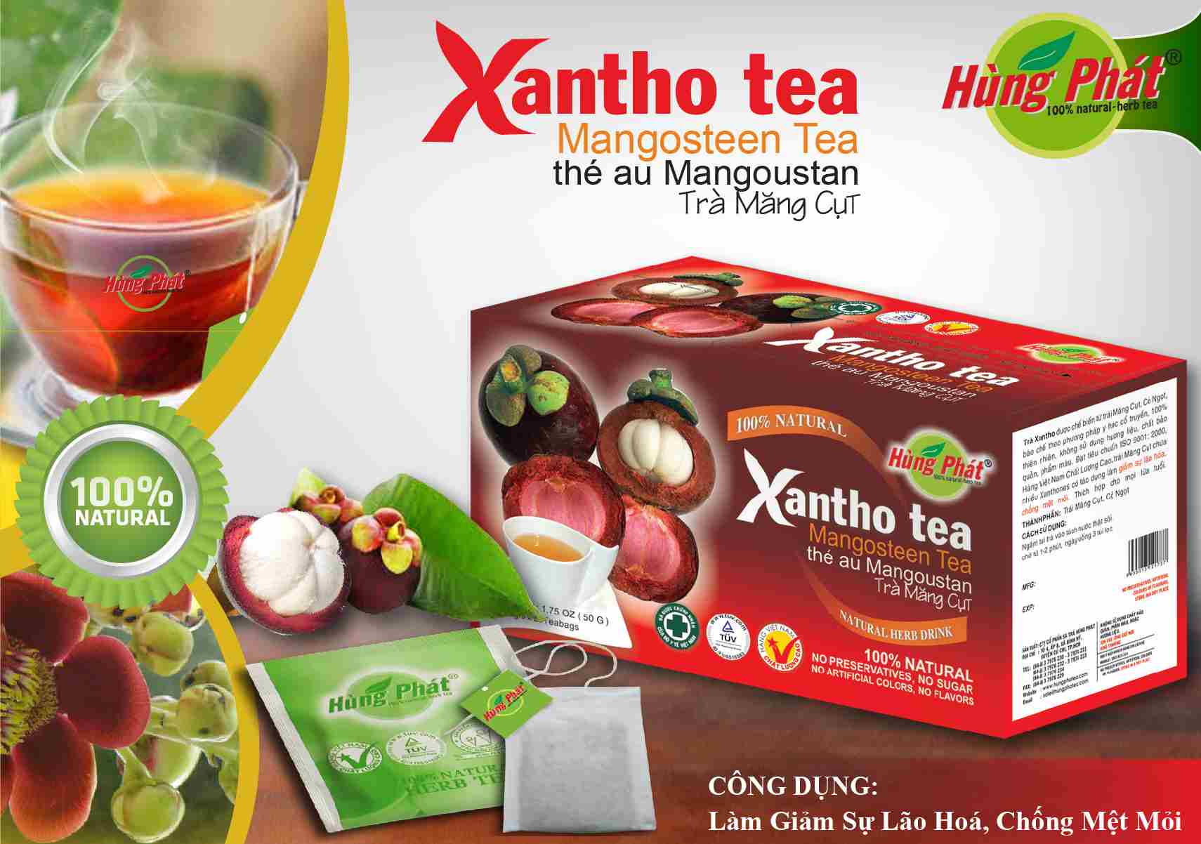 Buy Mangosteen Tea from HUNG PHAT TEA CORPORATION, Viet Nam ID 967877