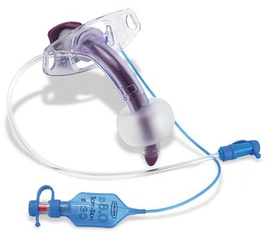 Tracheostomy Tube blueline ultra cuffed suctioaid