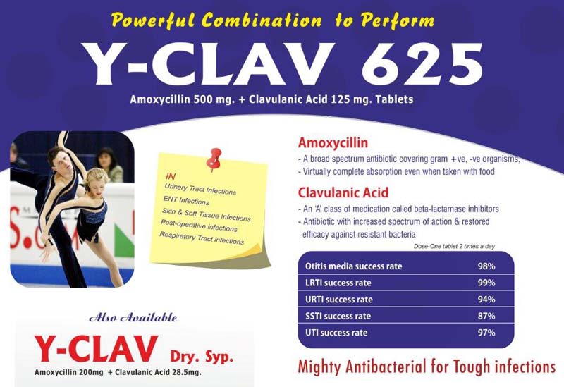 Y-Clav 625 Tablets