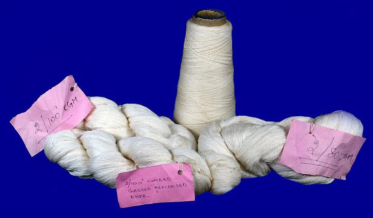 Combed Gassed Mercerized Cotton Yarn