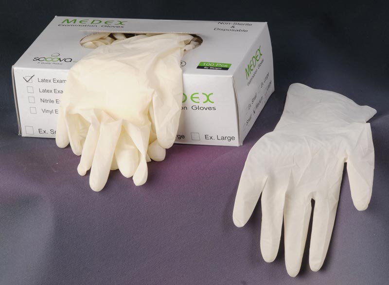Latex Examination Gloves Powdered