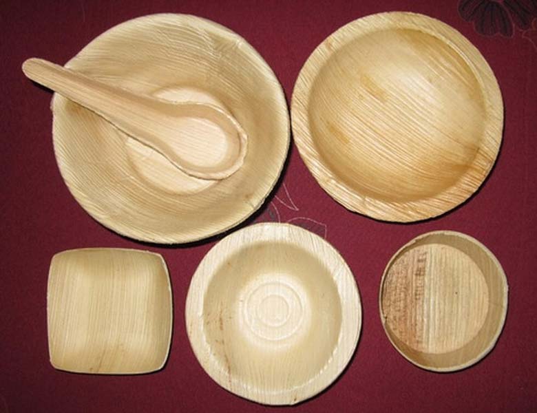 Round Areca Leaf Bowls, for Serving Food, Size : Multisizes
