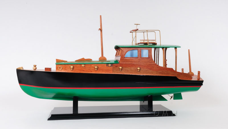 Hemingway Pilar  Boat  Handmade Wooden Model  Boat  