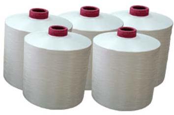 Polyester White Textured Yarn