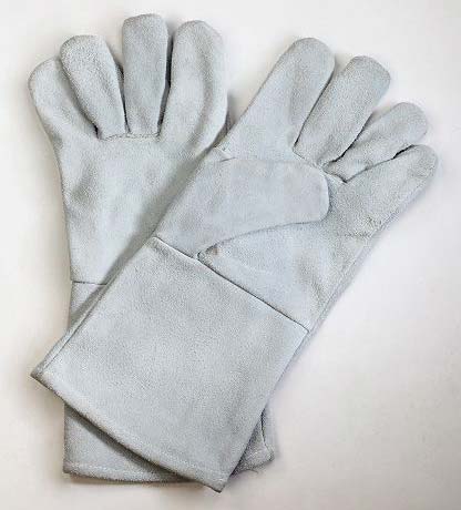 Leather Gloves, for Industrial, Size : M