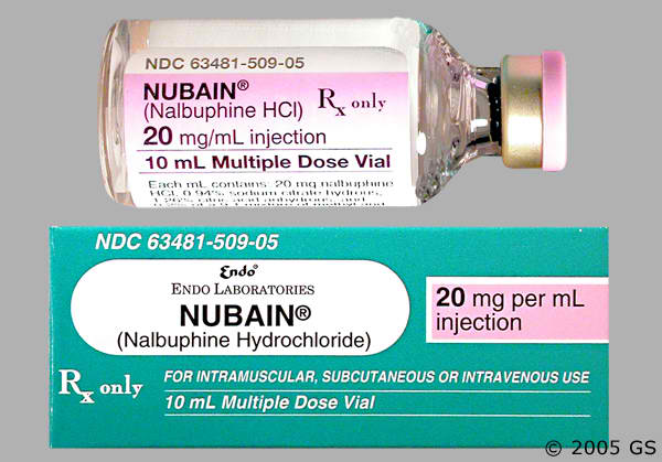 Nubain (nalbuphine Hydrochloride) Injection Manufacturer in United