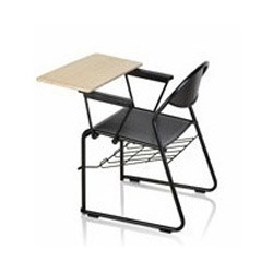 Rectangular Iron Polished Writing Chairs, for school, college, institute, Pattern : Plain
