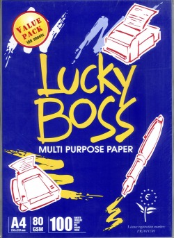 Lucky Boss A4 Copy Paper 80gsm,75gsm,70gsm