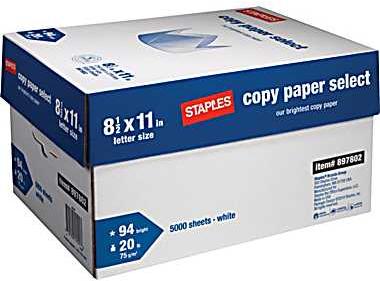 A4 Copy Paper Letter Size 80gsm