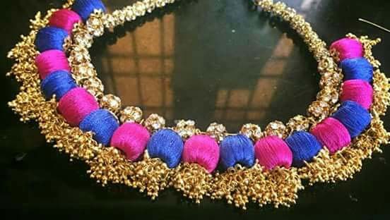 SONA Silk Thread Necklace, Occasion : Traditional