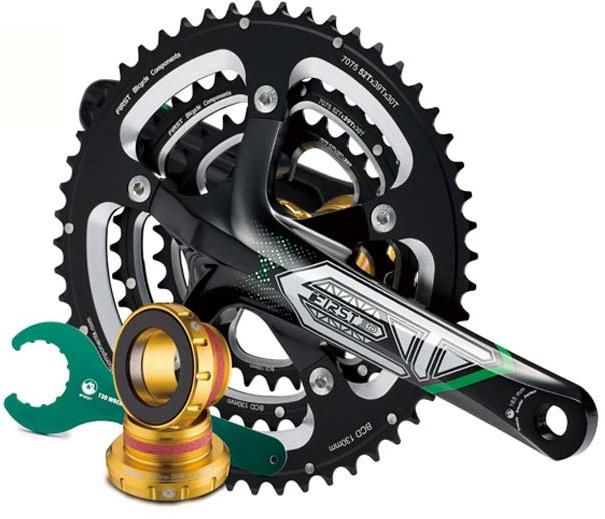 External Bb Axle Integrated Triple Chainring Crankset