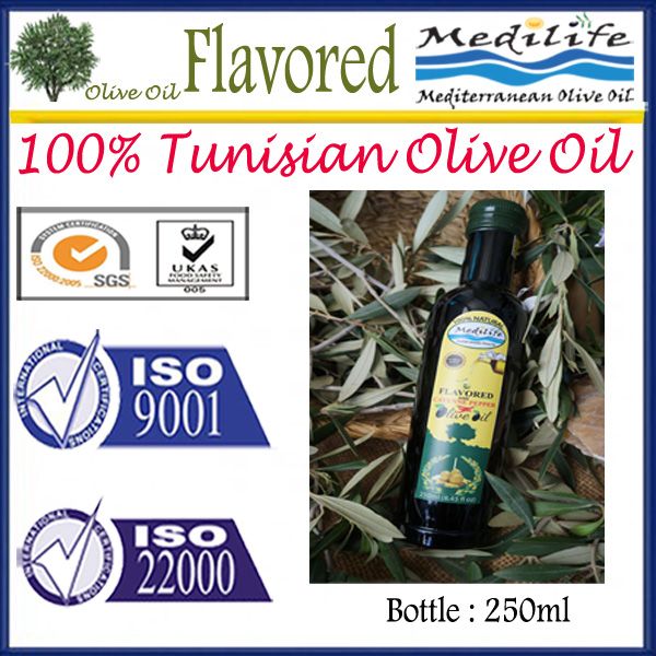 Flavored Olive Oil With Pepper