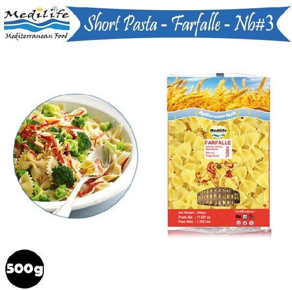 Short Pasta Farfalle 500g. NB3