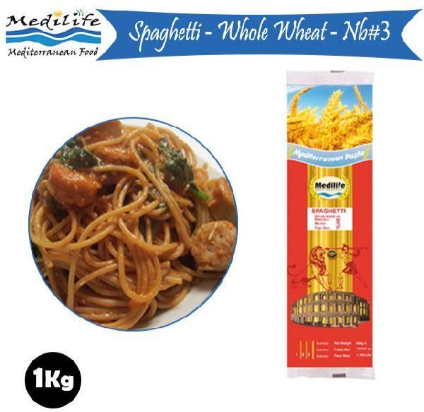 1kg NB3 Whole Wheat Pasta