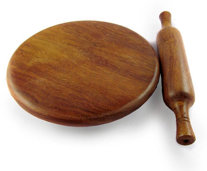 Wooden Chakla Belan, Shape : Round