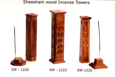 Plain Wooden Incense Holder, Size : Multi