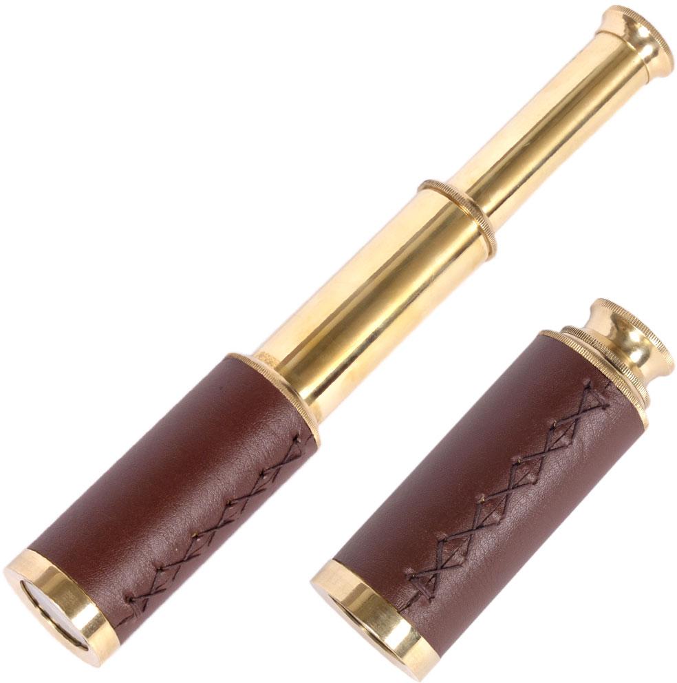Brass Telescope Leather Cover