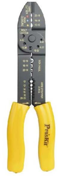Proskit 8PK-313A, Heavy Duty Wire StrippersCrimpers Inch