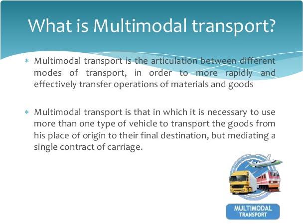 Multimodal Transport Operations