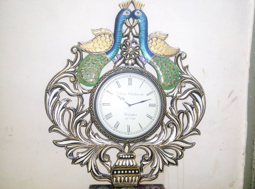 Love Bird - Peacock Wall Clock