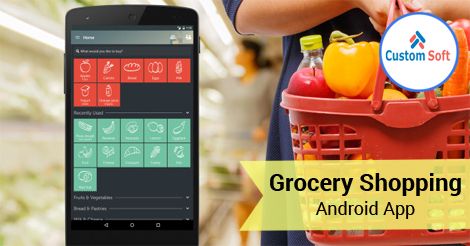Customized Grocery Shopping Android App By CustomSoft