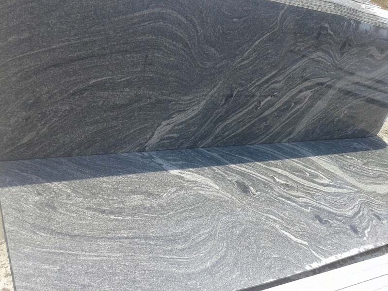 Polished Juparana Slabs, Color : White grey