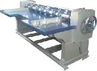 Metal Semi Automatic four bar rotary cutter, for Box making, Color : Customer's Demand
