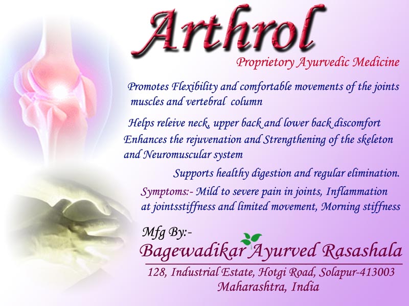 Arthrol Medicine