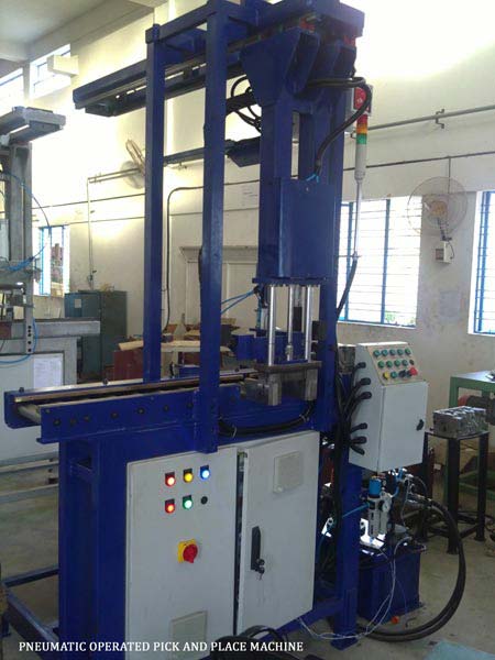 Pneumatic Operated Pick and Place Machine