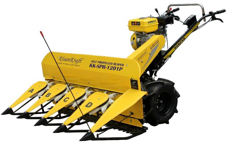 Fuel Aluminium Self Propelled Reaper, for Agricultural, Power : 0-3Bhp, 12-15Bhp