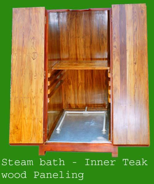 Steam Bath Chamber – Sitting Type, for Spa, ayurveda Hospitals, Certification : have Municipality License