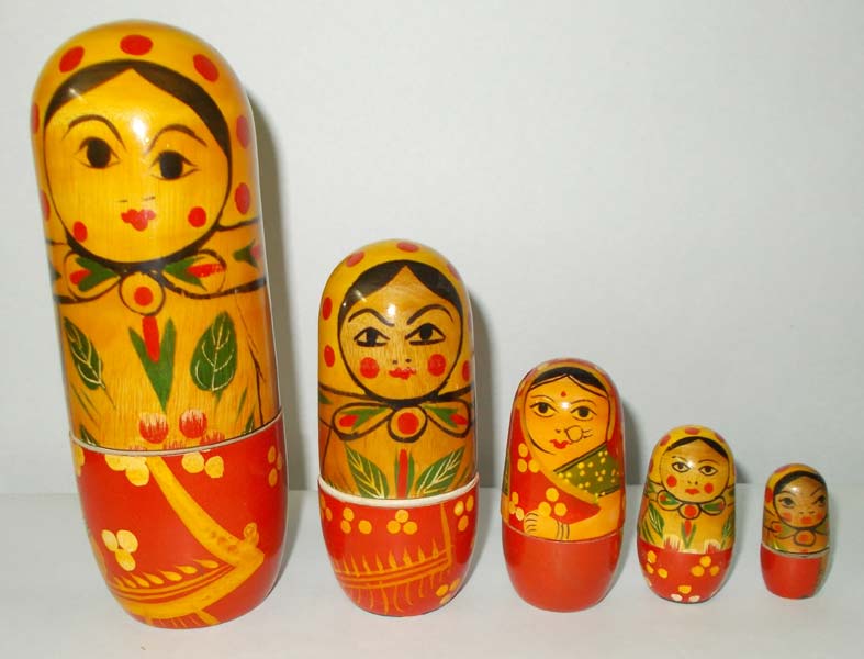 Wooden Russian Dolls