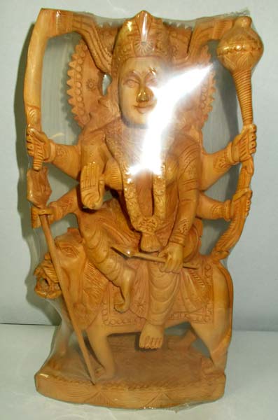 Wooden Durga Statue