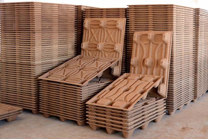 MAPAC 5.00 Kg. ± 5% compressed wood pallet, for Packaging Use