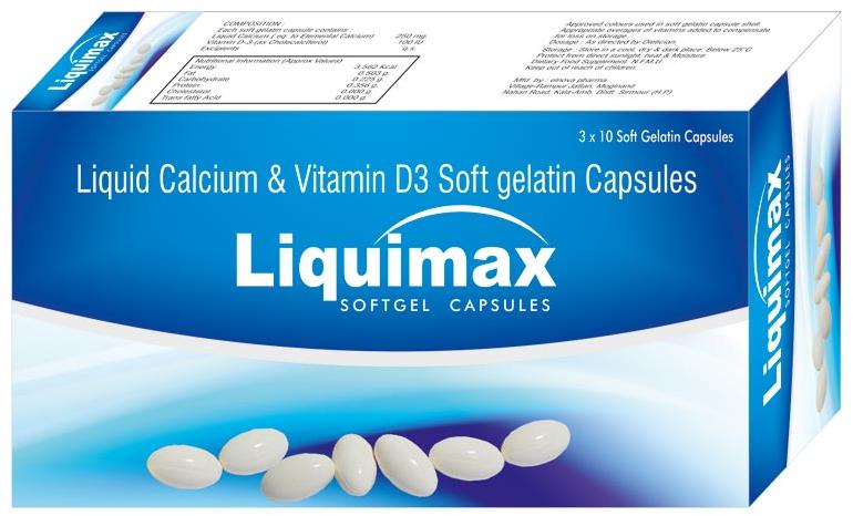 Liquimax Soft Gelatin Capsules