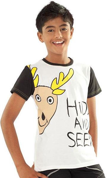 Hide & Seek Tee - Boys Casual Dress -t-shirts