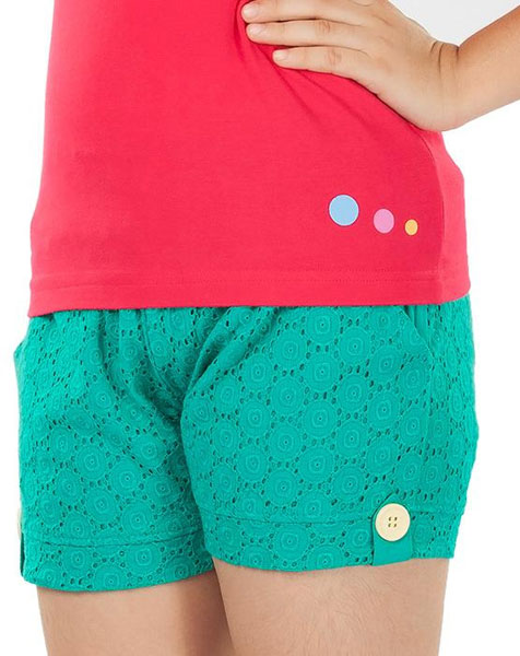 Lace Shorts - Kids Casual Wear