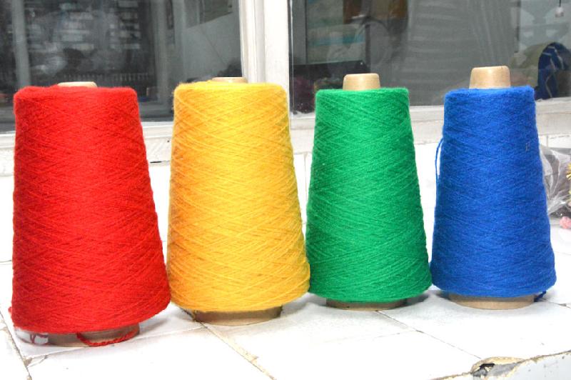 Synthetic Ring Spun Yarn, for Knitting, Sewing, Weaving, Feature : Anti-Bacterial, Anti-Pilling