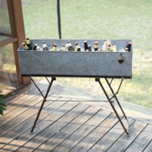 Galvanized Drink Tub With Stand