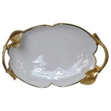 Aluminium white Enamel Platter