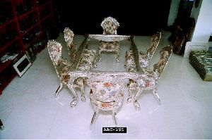 metal carved table