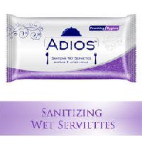 Adios Sanitizing Wet Wipes